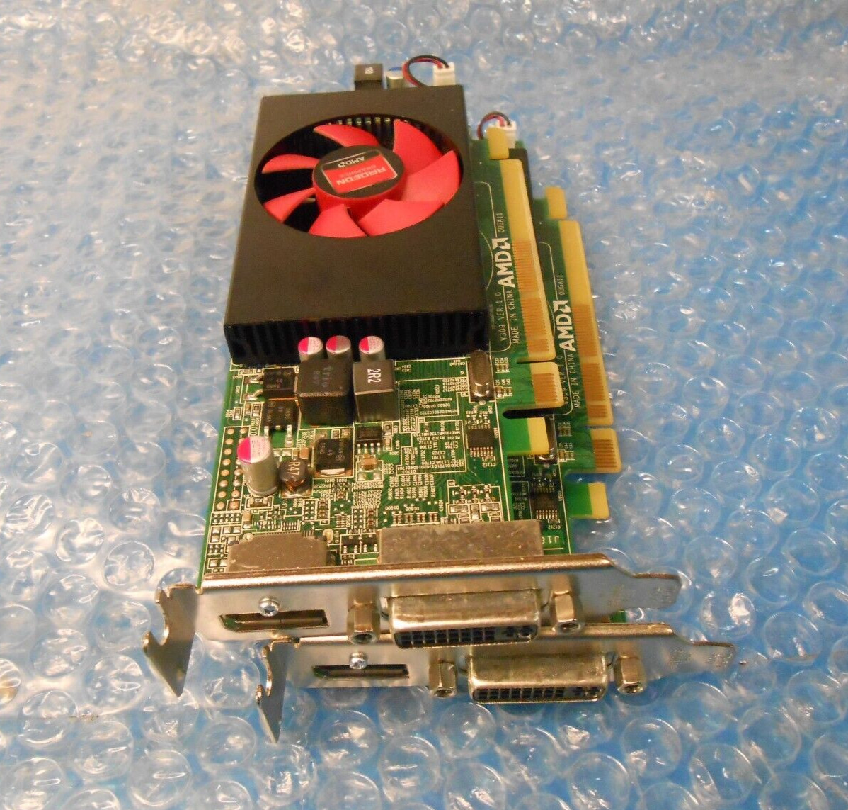 Lot of 2 Dell AMD Radeon R5 240 1GB GDDR3 DVI DP Low Profile Video Card 0F9P1R