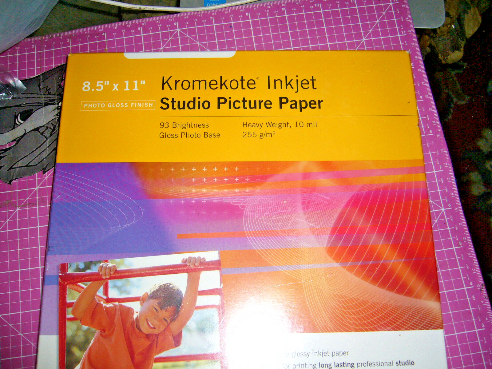 Kromekote inkjet Studio Picture Paper, 50 sh., 10 Mil, gloss photo base, 93 BRT