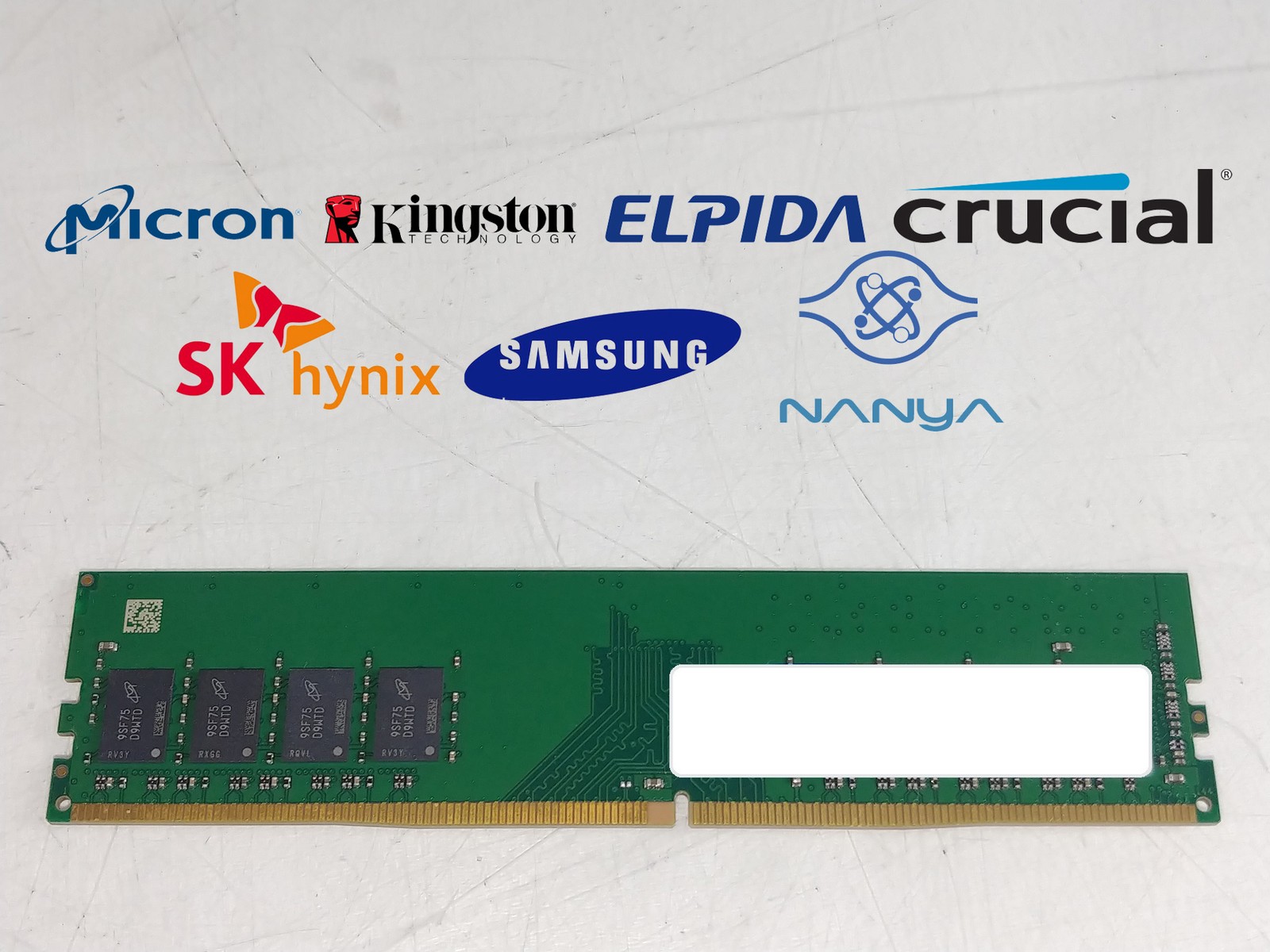 Major Brand 4 GB PC4-19200 (DDR4-2400) 1Rx8 DDR4 Desktop Memory