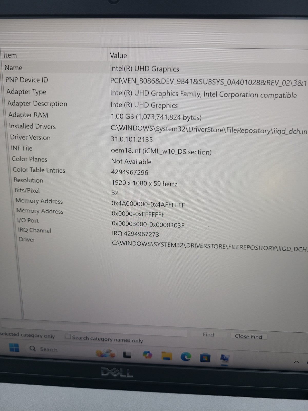 Dell Latitude 5420 i5-10310U 1.70GHz 16GB RAM 512GB SSD Win 11 Pro