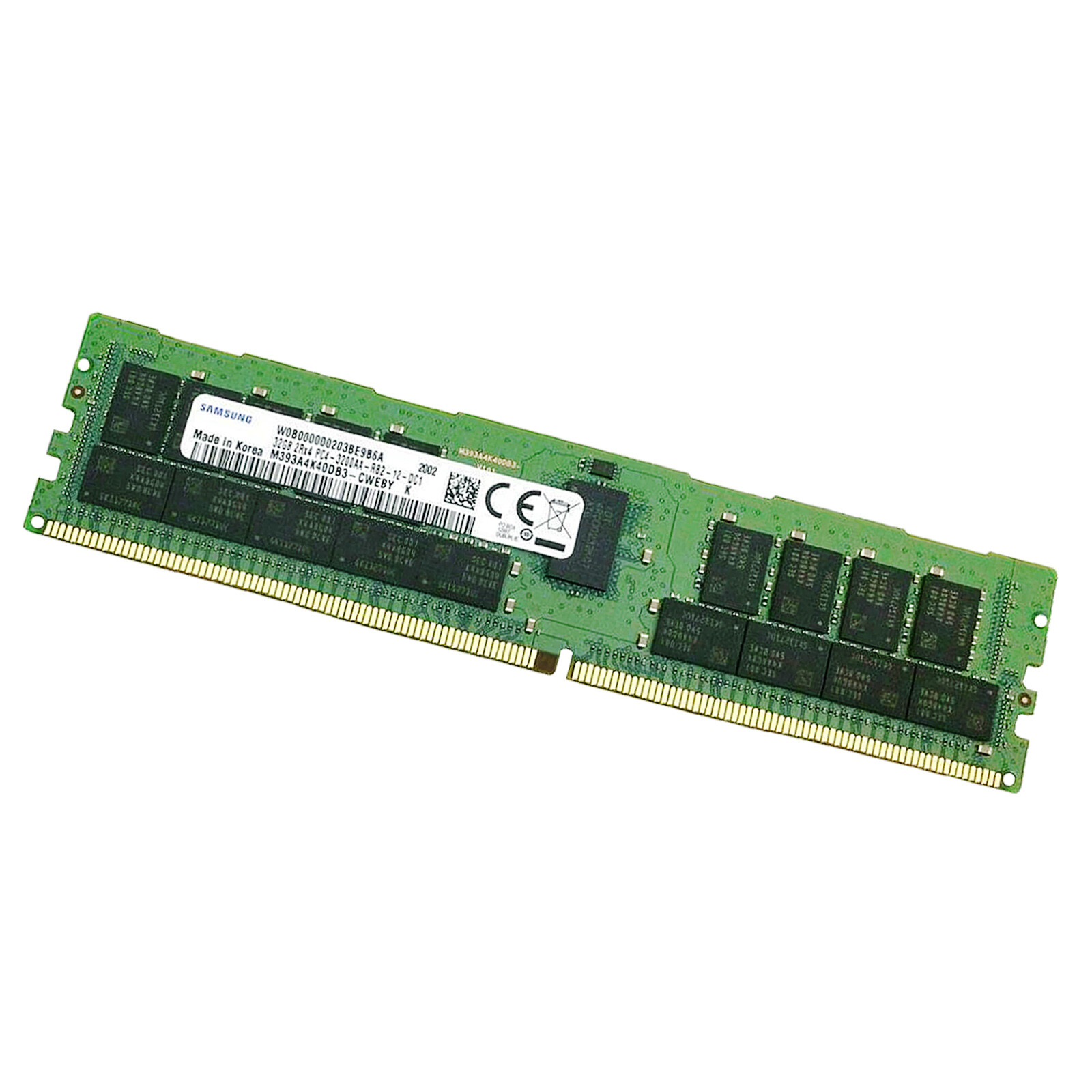 Samsung 32GB 3200MHz DDR4 RDIMM PC4-25600 2RX4 Server Memory M393A4K40DB3-CWE