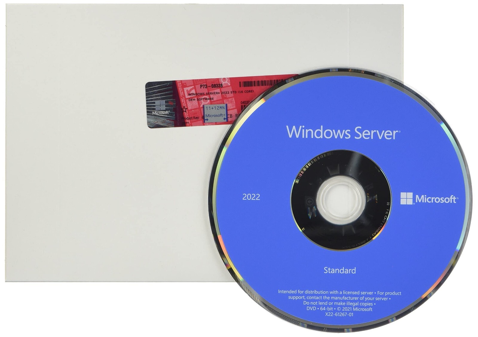 Microsoft Windows Server 2022 Standard OEM – 16 Core System License w/ COA