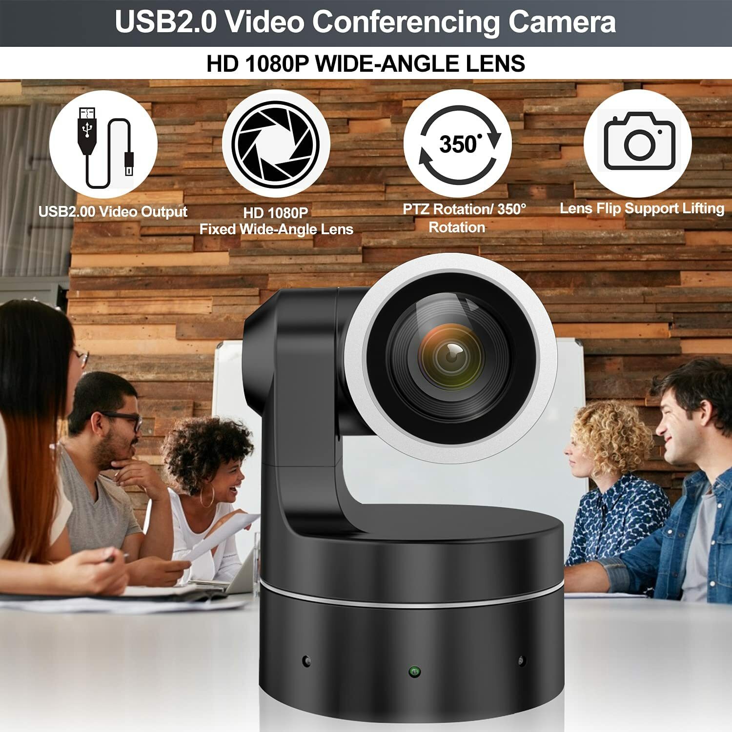 Video Conference Camera System Hd 1080p 10x Optical Zoom USB Ptz Camera Compatib