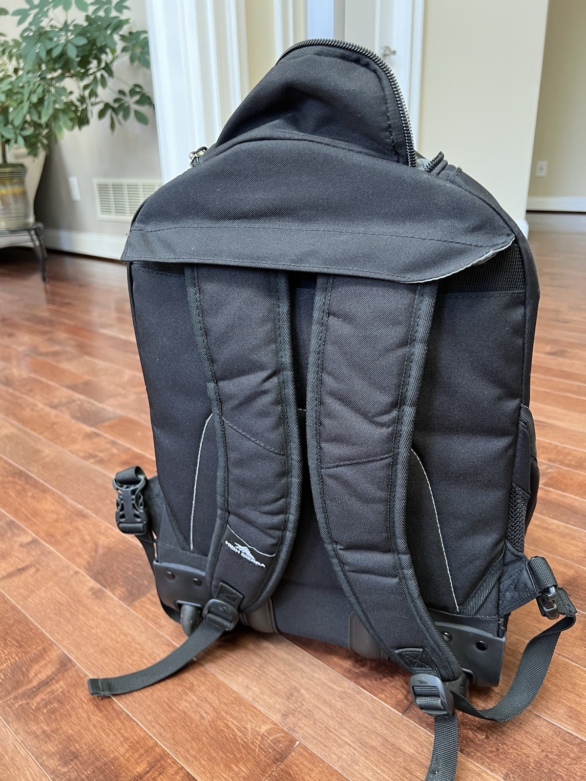 High Sierra Rolling Backpack with Laptop Sleeve, One Size