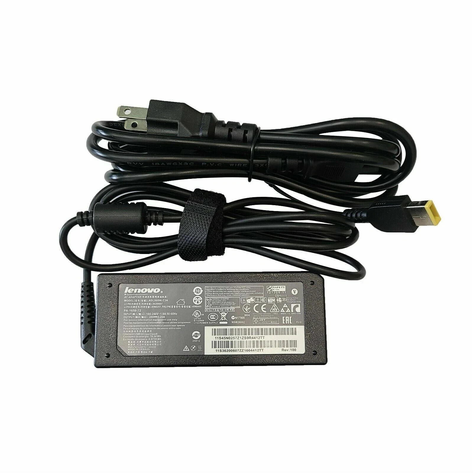 OEM 65W ThinkPad Power Adapter For Lenovo Laptop Charger Slim USB Tip 20V 3.25A