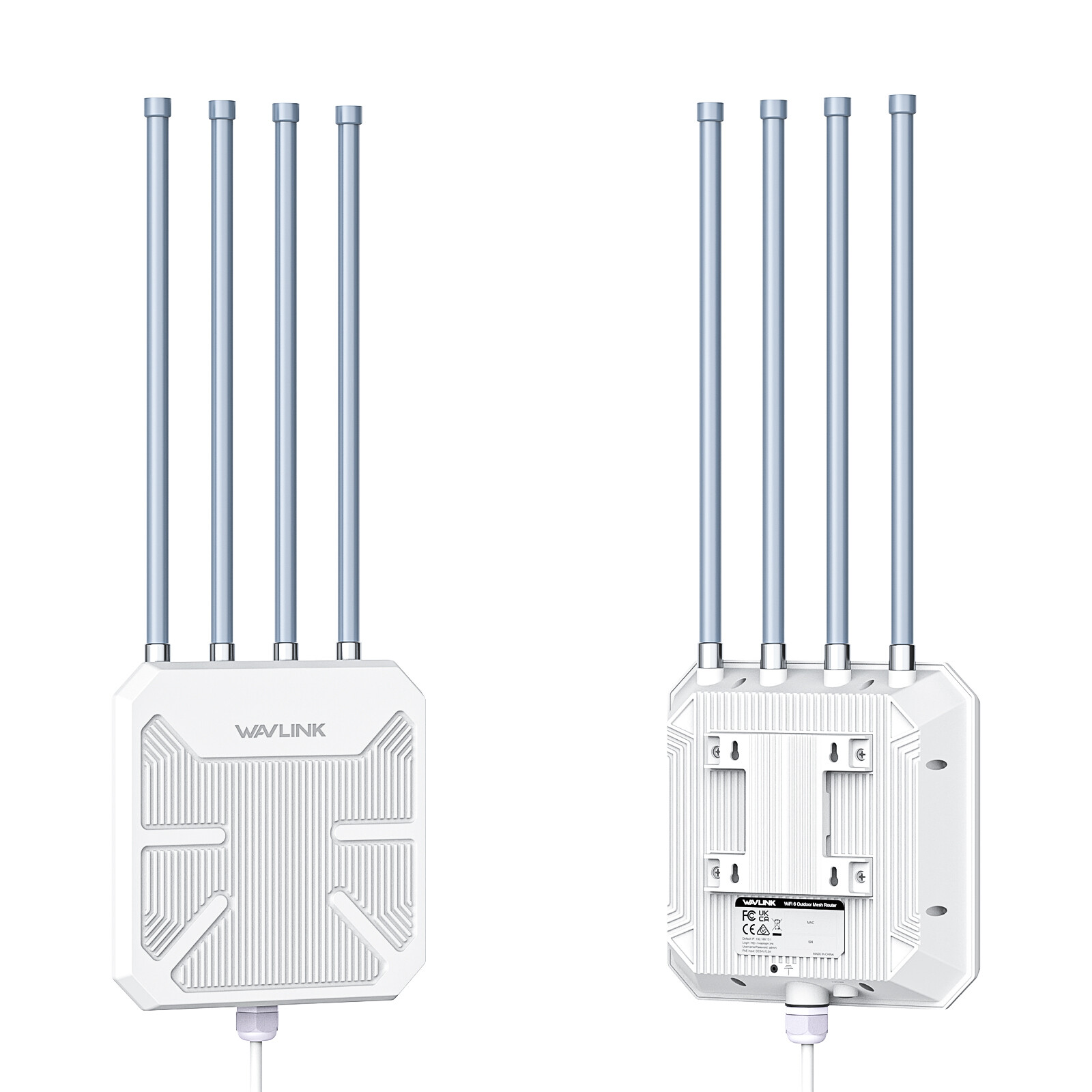 AX1800 Wireless Extender Outdoor WiFi6 Router Repeater High Speed Indoor/Outdoor