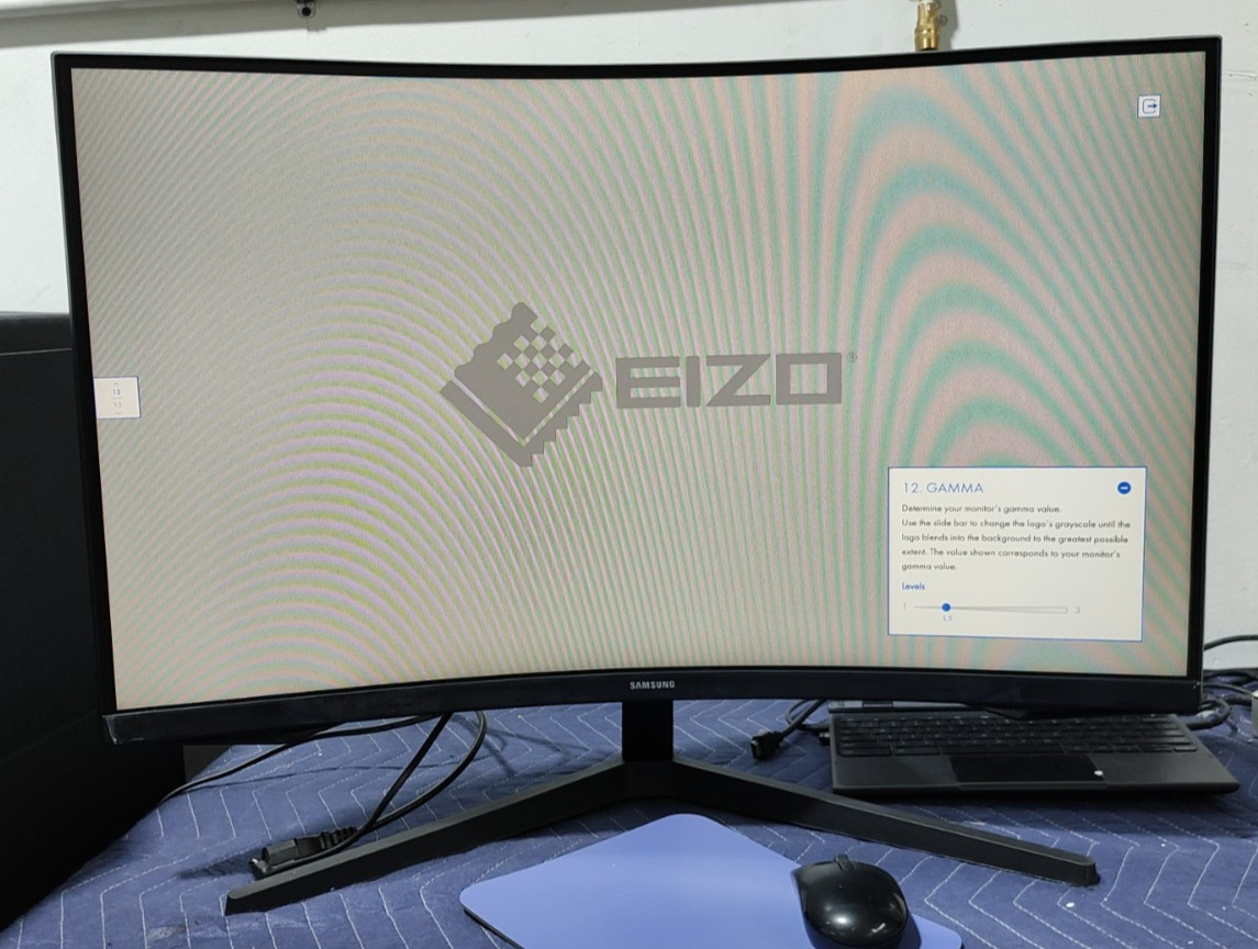Samsung Odyssey G55C 32in QHD Curved Gaming Monitor 165Hz LS32CG550ENXZA *READ*