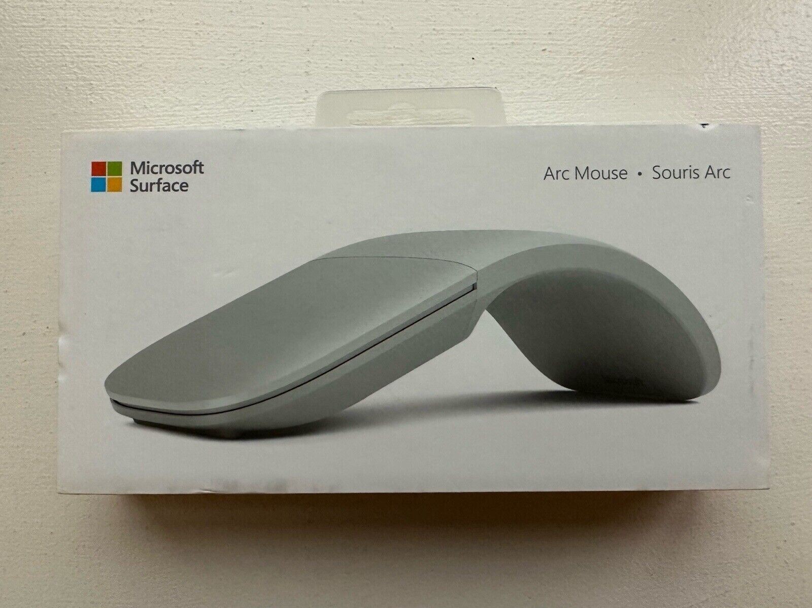 Microsoft CZV-00001 BlueTrack Wireless Bluetooth Surface Arc Mouse – Light Grey