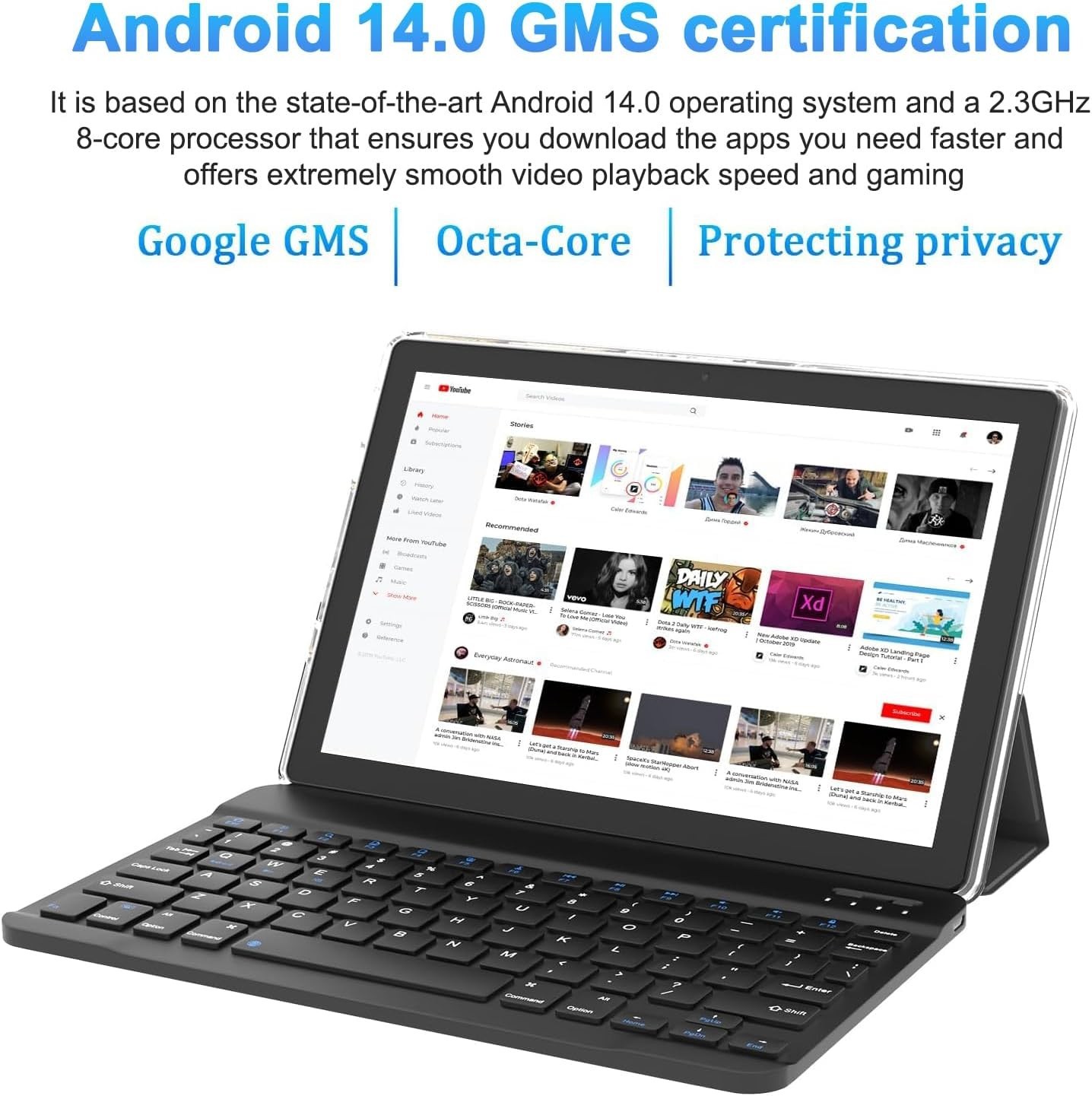 Tablet 10 a 1in Octa Core 2.3GHz 10GB RAM 64GB ROM con teclado lapiz funda mouse