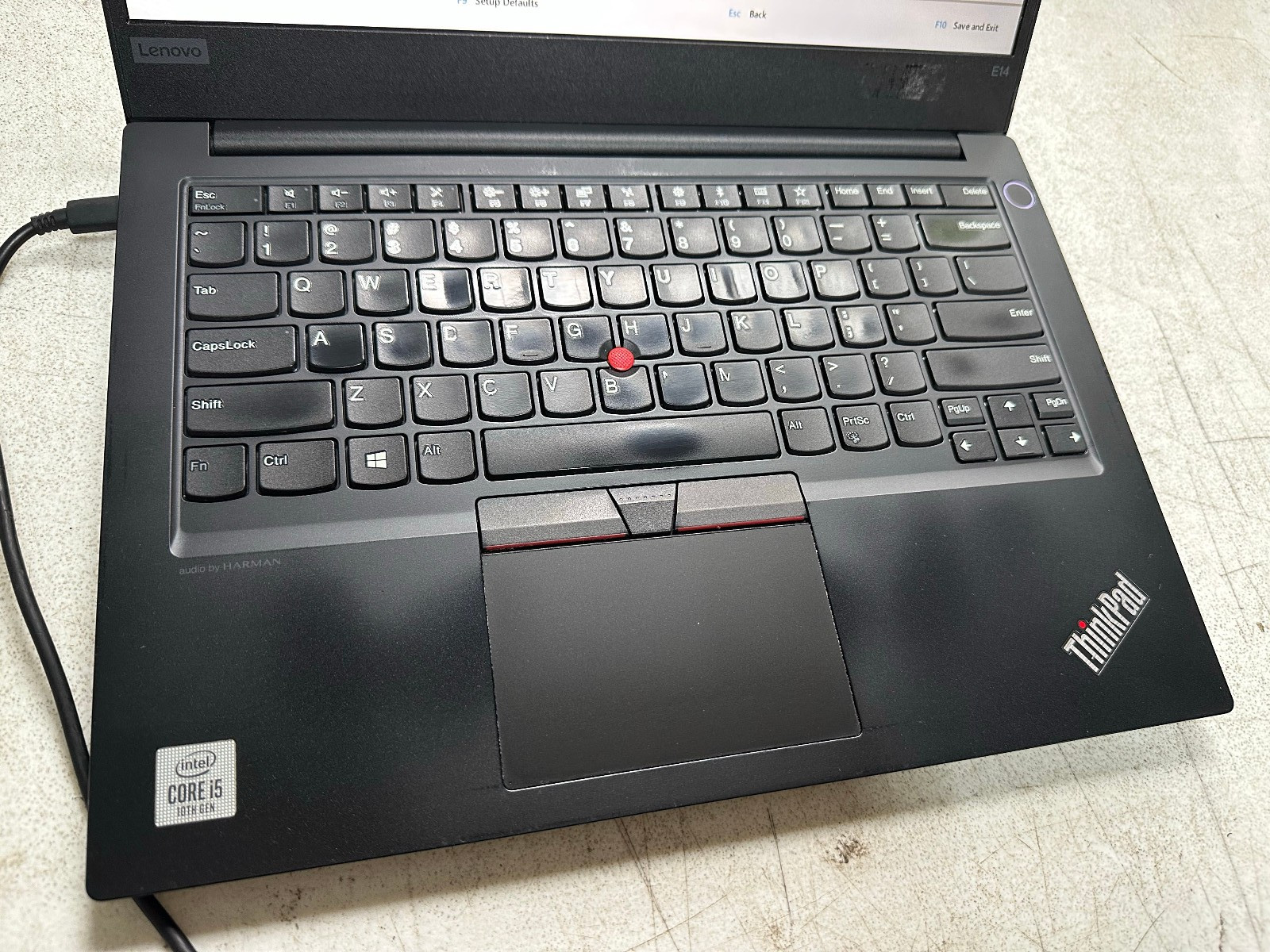 Lenovo ThinkPad E14 (i5-10210U @ 1.60, 8GB RAM, Boot to Bio) NO HD/ADAPTER