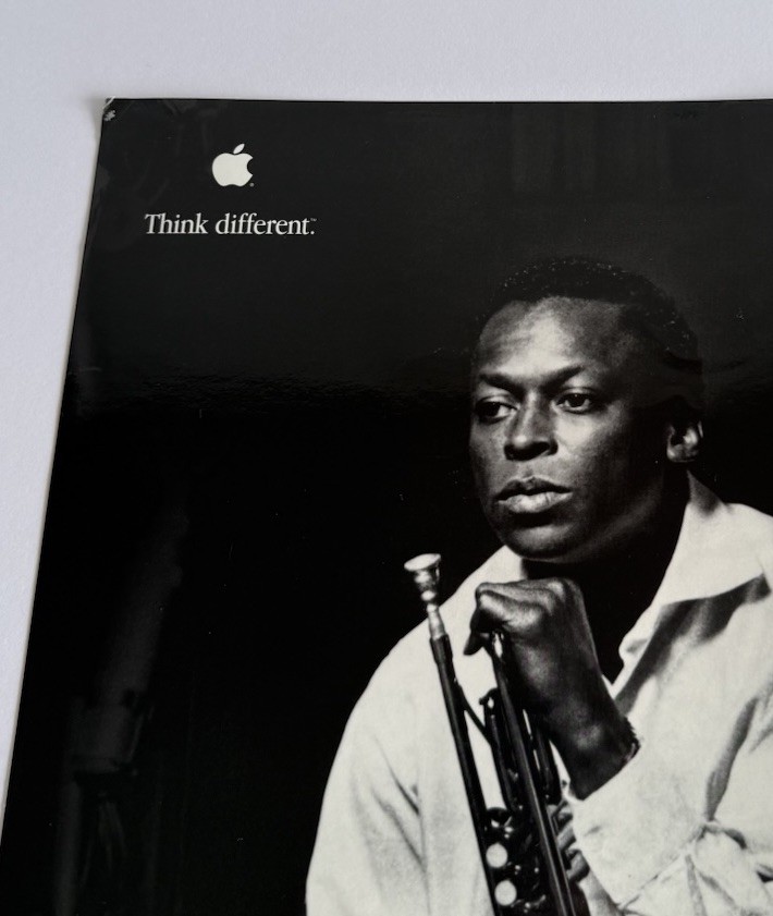 Apple Miles Davis “Improvisor” “Think Different” Ad Campaign 11 x 17” Poster