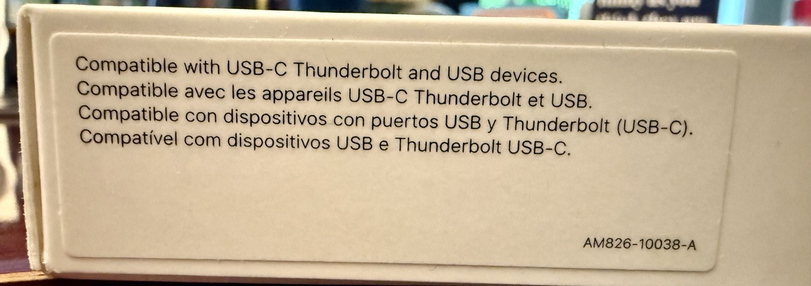 Apple Thunderbolt 4 (USB‑C) Pro Cable (1.8 m) — BRAND NEW IN SEALED BOX