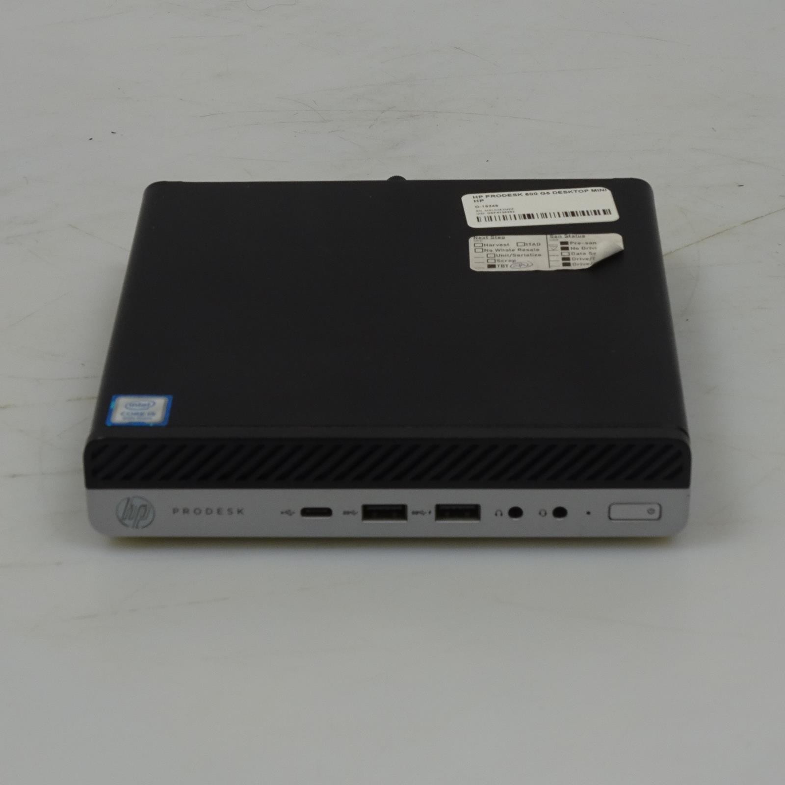 HP Prodesk 600 G5 DM Intel Core i5 9th Gen 8GB RAM No Drive/OS USFF