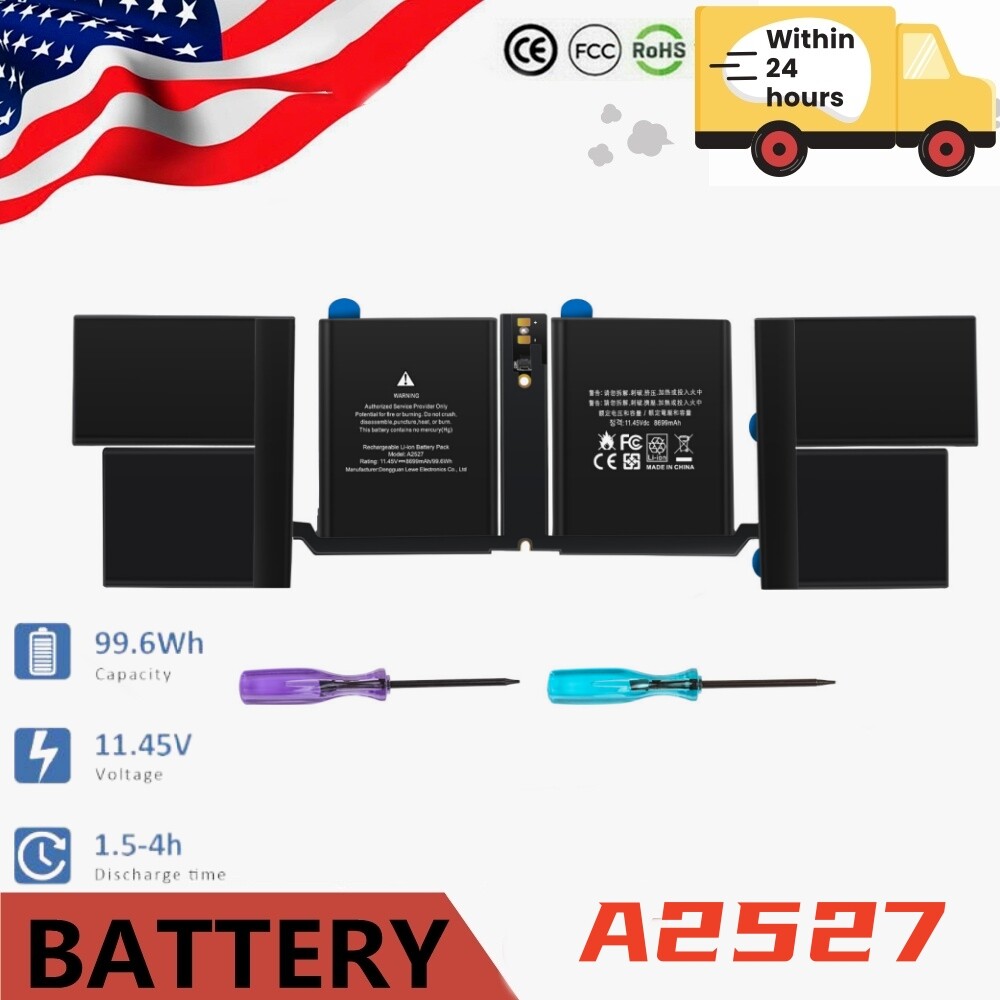 A2485 Battery Replacement A2527 Battery for MacBook Pro 16 inch A2485 Late 2021