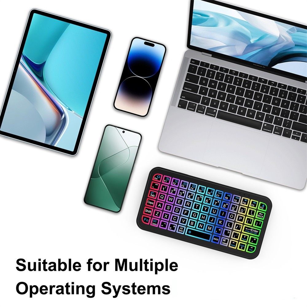Mini Wireless Bluetooth Keyboard Compatible With Android Windows Mac System