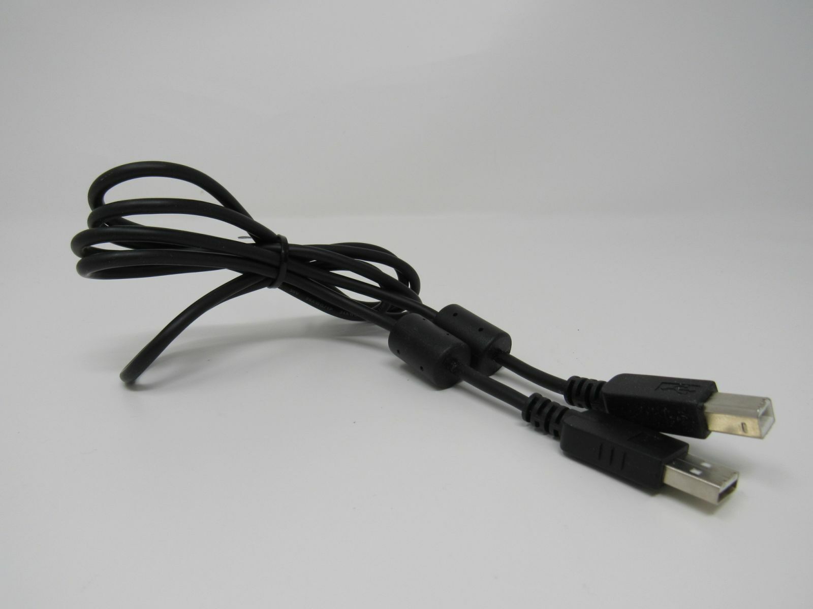 Standard USB A Plug to USB B Plug Cable 5.5 ft Male