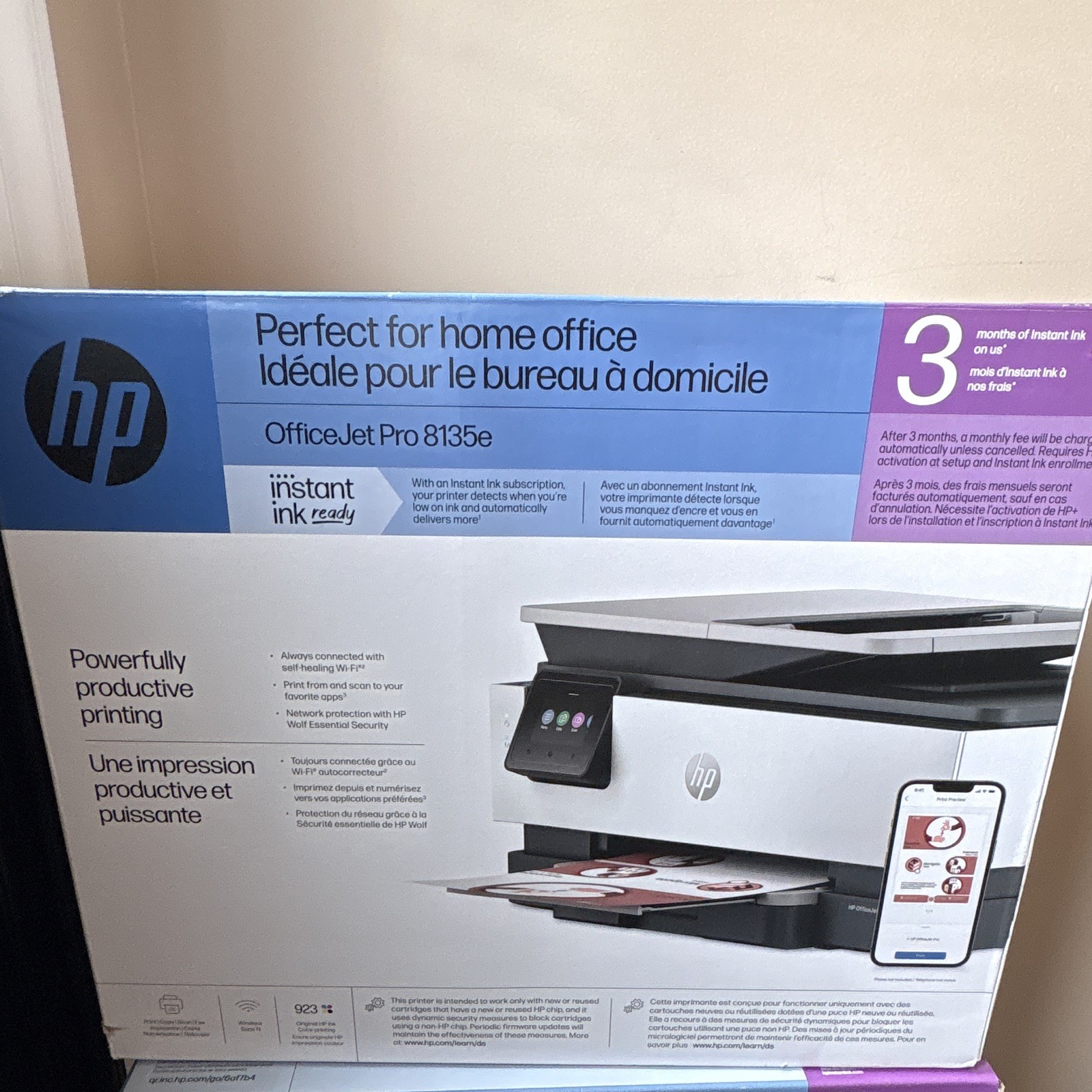 HP OfficeJet Pro 8135e Wireless Printer New In Box Never Opened.