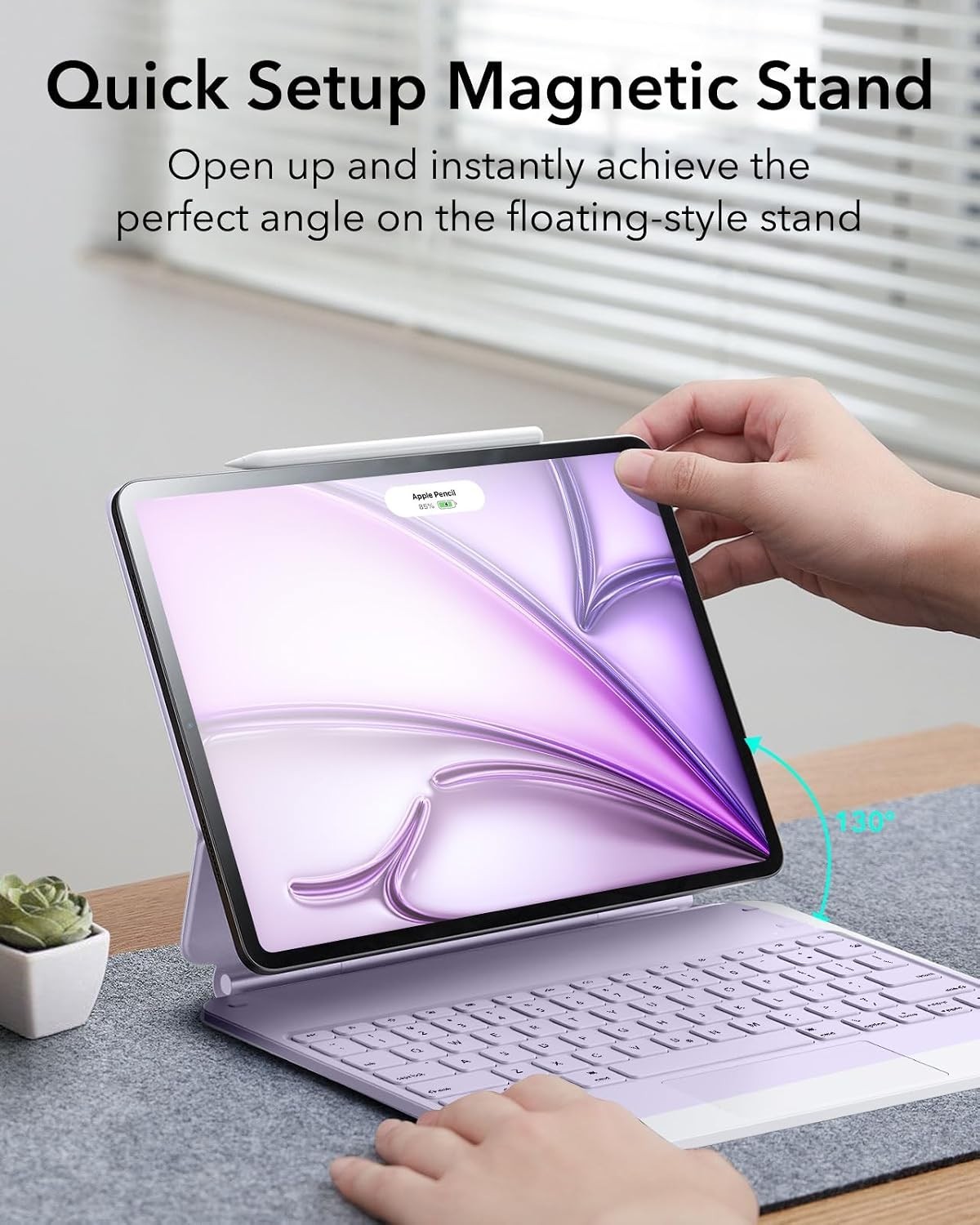 Magic Keyboard iPad Air 13 M4/M3/M2 (2026/2025/2024) 12.9 inch (6th/5th/5th/3rd)