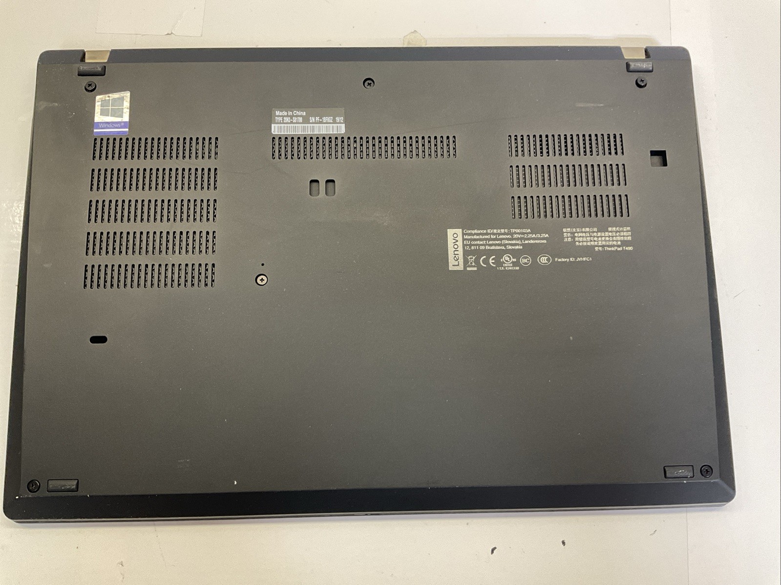 ThinkPad T490 Laptop Notebook 14″ FHD 128GB SSD W11 Pro