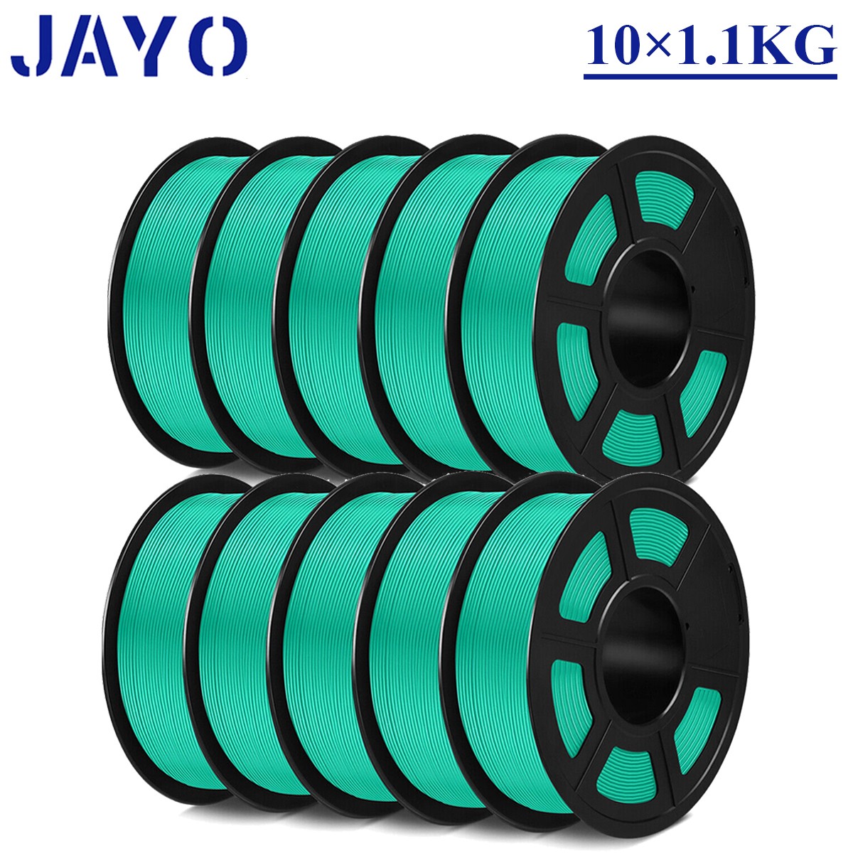 JAYO 10KG 1.75mm PETG Filament 3D Printer Consumables High Toughness Black