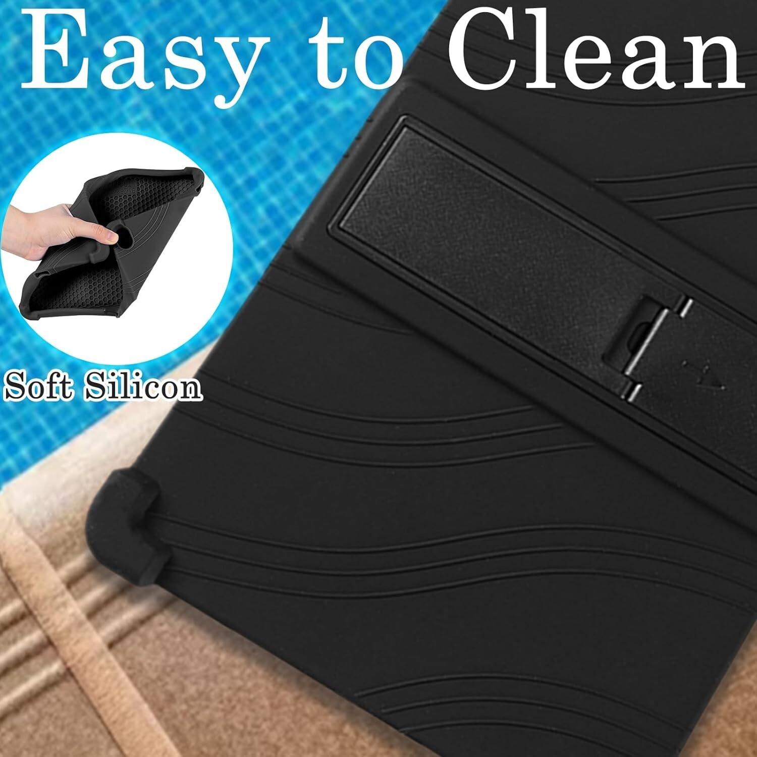 Case For AEEZO 10 inch Tablet Android 13/14 Tablet Protective Stand Rubber Cover