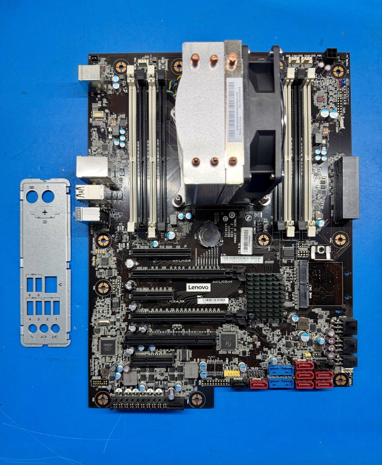 Lenovo ThinkStation P520 Motherboard w/ IntelXeon W-2123 + I/O Shield