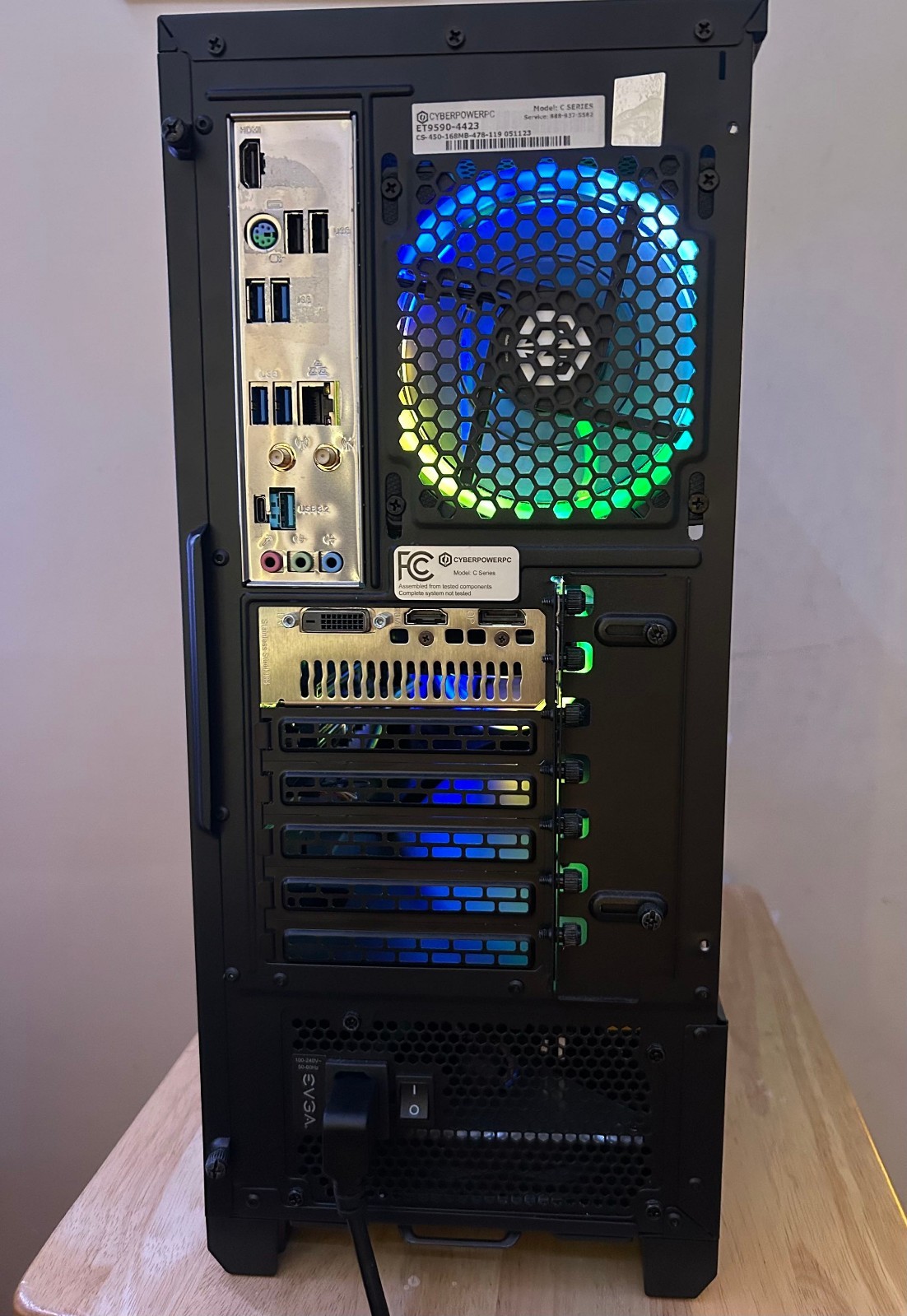 CyberPowerPC Gaming Desktop AMD Ryzen 3 4100 GTX 1650 8GB RAM 500GB SSD Win 11