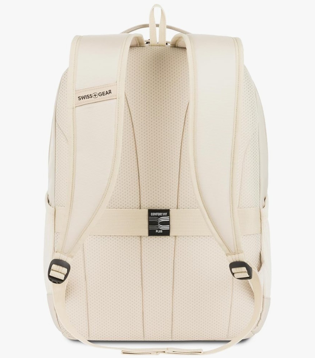 SwissGear Orientation 16″ Laptop Backpack Sandshell 17″x12″x7″ – Beige