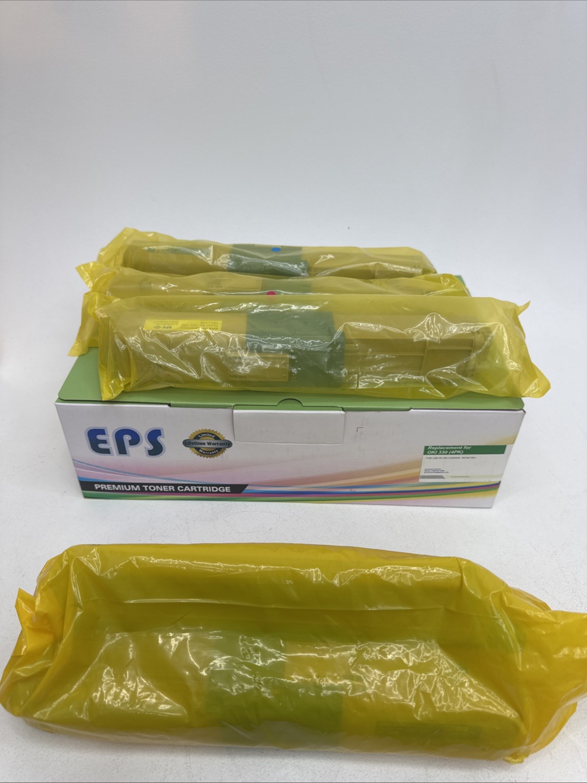 Premium Toner Cartridge Replacement For OKI 330 4 Pack New