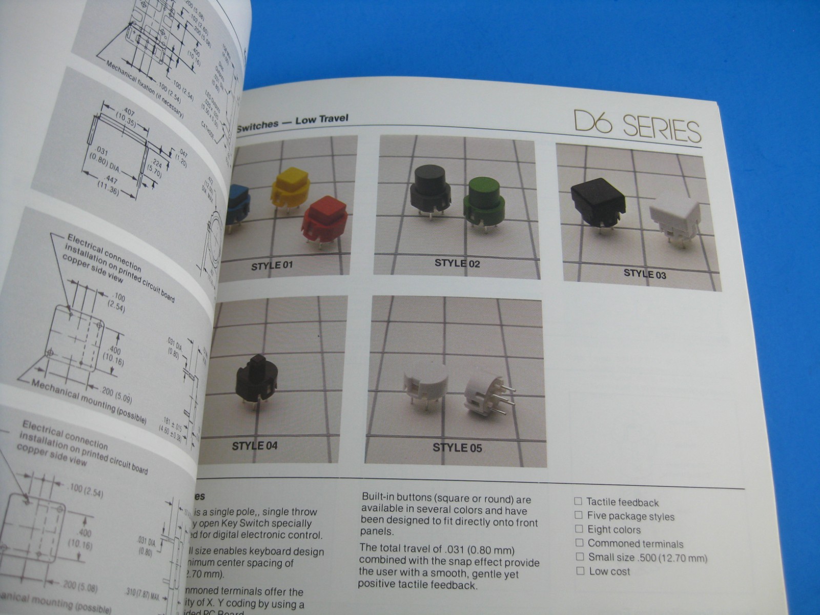 ITT Schadow Full Line Switch Catalog Vintage 1983 Brochure Product Guide