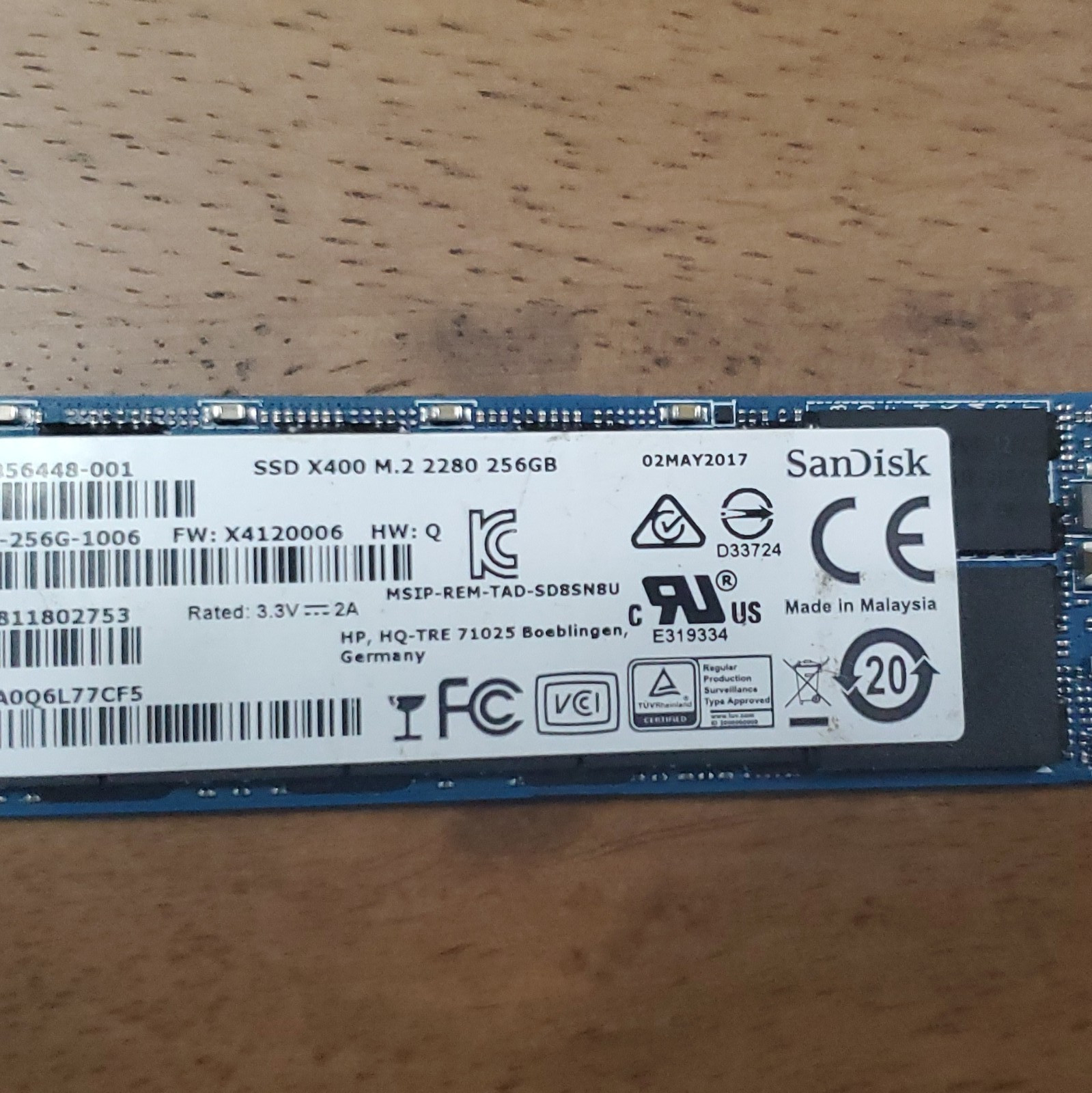 SanDisk X400 256GB M.2 2280 Internal SSD for Laptop Or PC