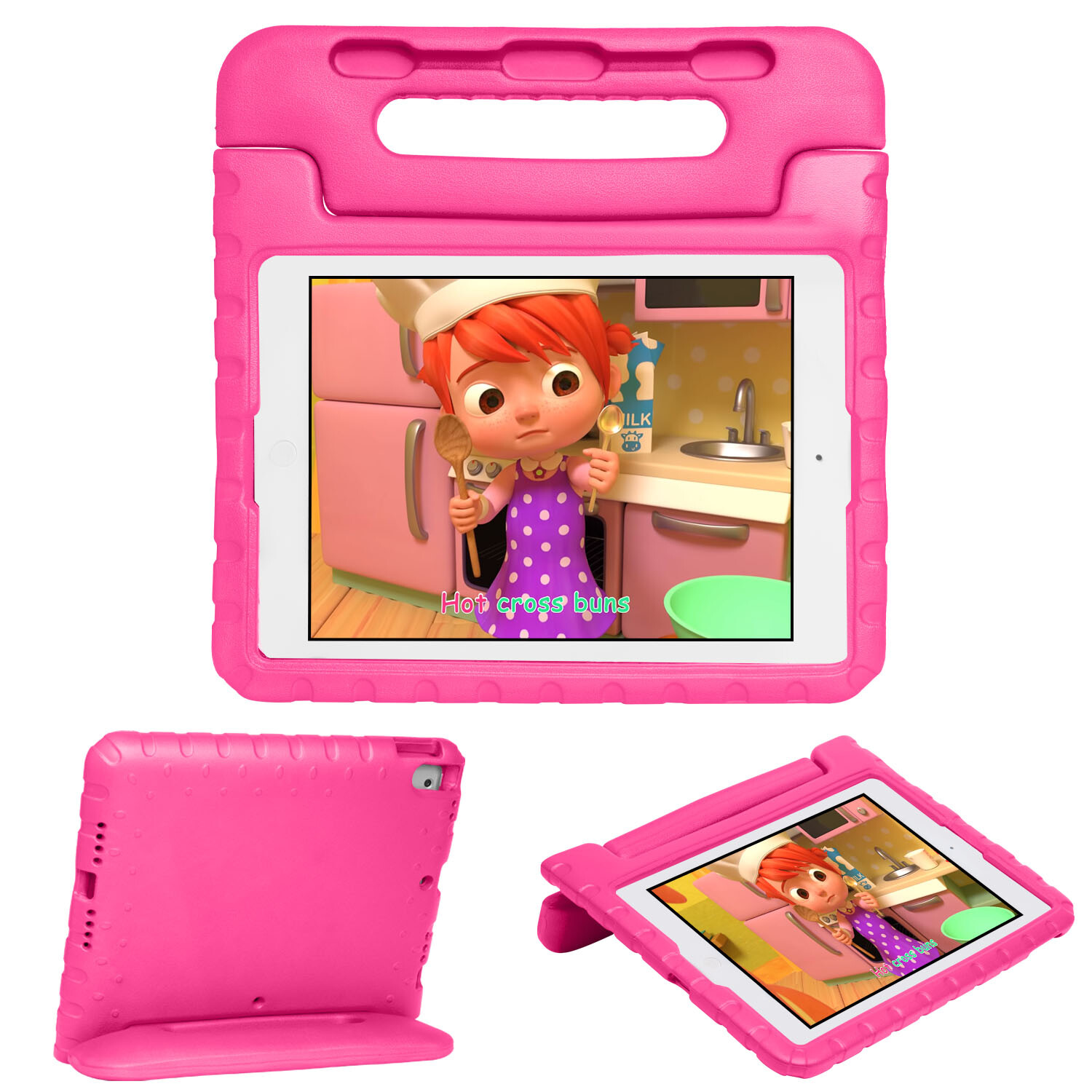 For Apple iPad 2nd 3rd 4th 5th 6th Gen 9.7″ Shockproof Case Portable Stand Cover