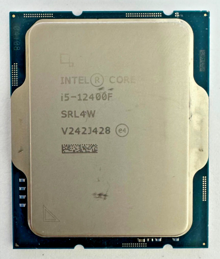 Intel Core i5-12400F 2.50GHz 6 Core SRL5Z 12 Thread LGA 1700 CPU Processor