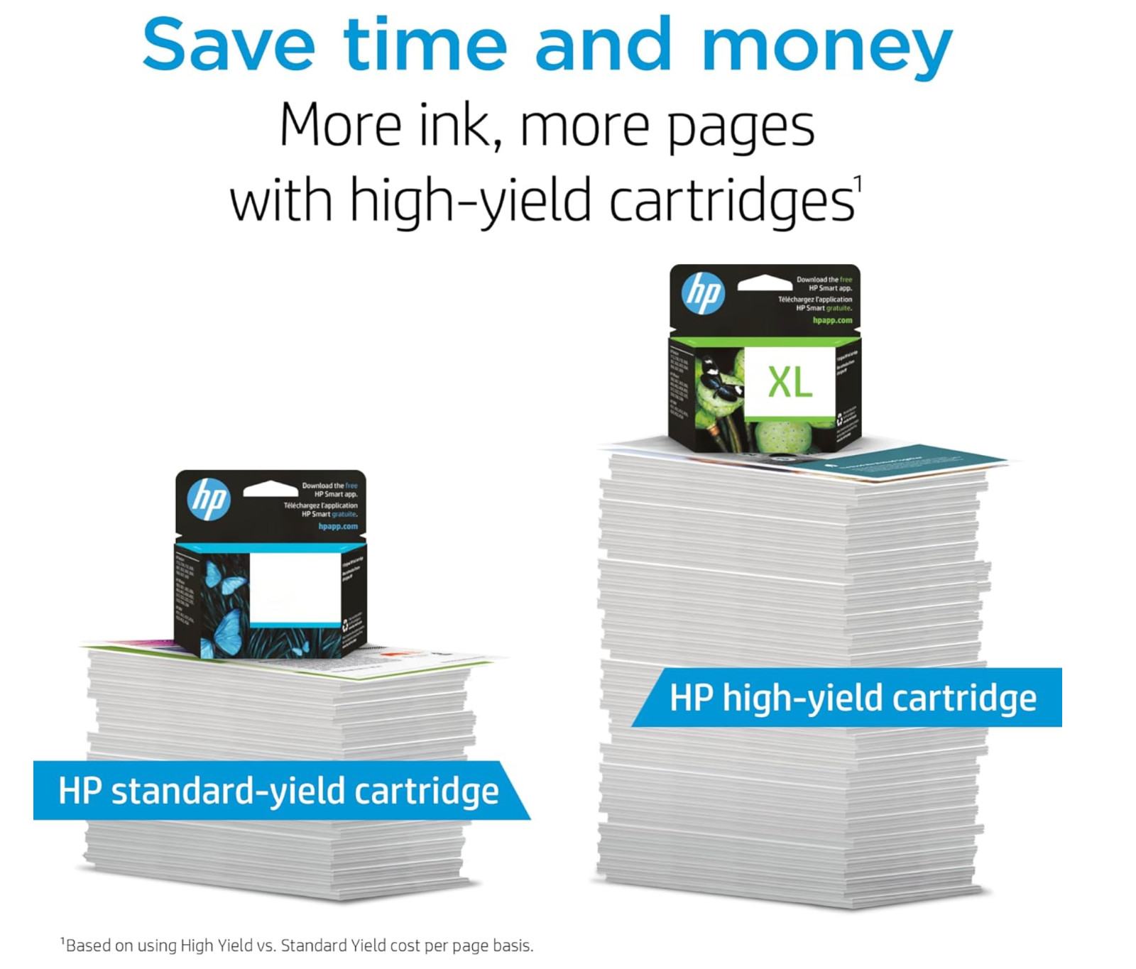 Pack of 4 HP 67 Black Original Ink Cartridge, ~120 pages, 3YM56AN- LIMITED OFFER