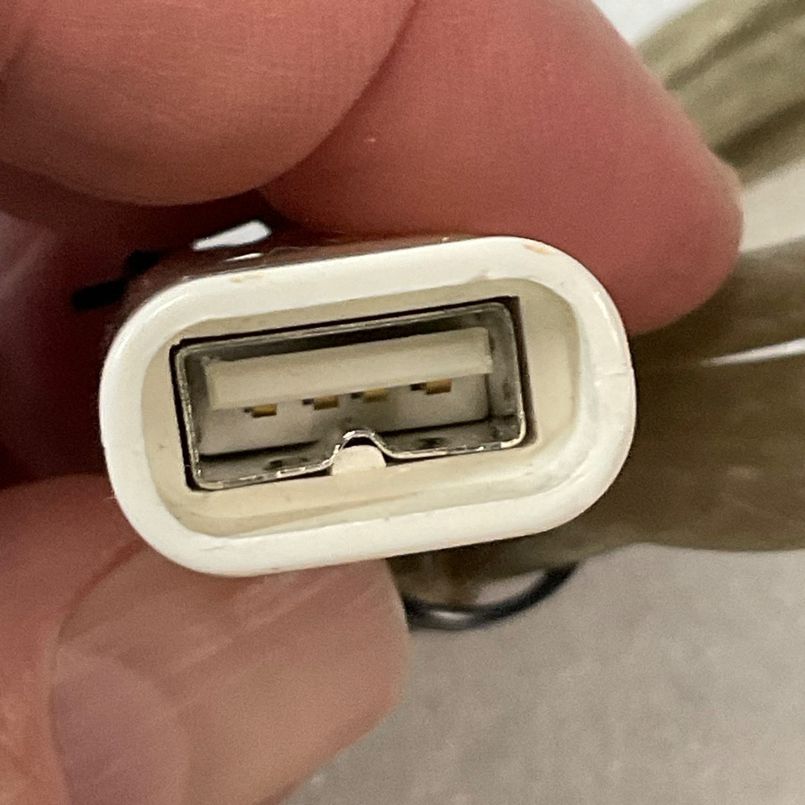USB A Male to USB A Female Extension Cable Translucent Beige 40 in