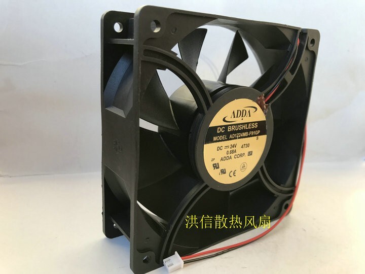 ADDA 12038 AD1224MB-F91GP DC24V 0.68A converter cooling fan