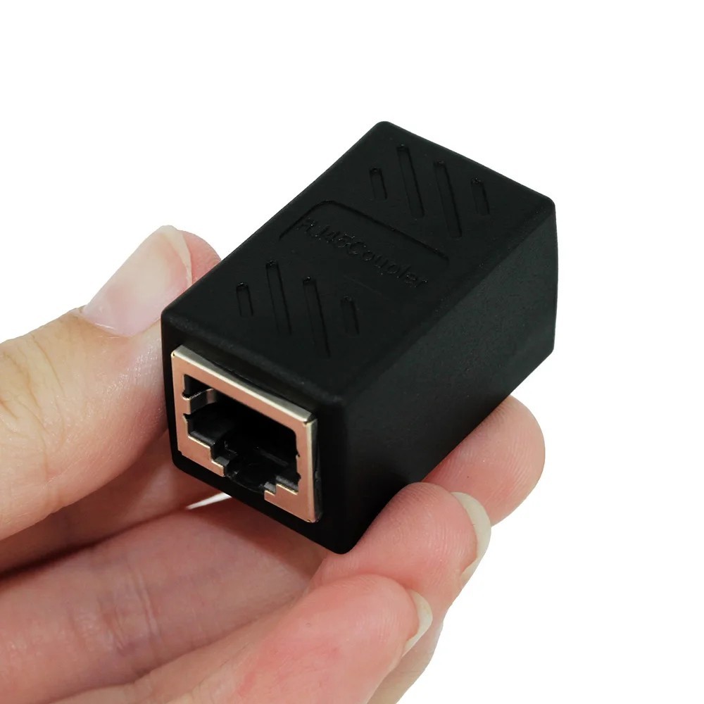 RJ45 Female to Female Ethernet Coupler LAN Connector CAT5 CAT6 Adapter