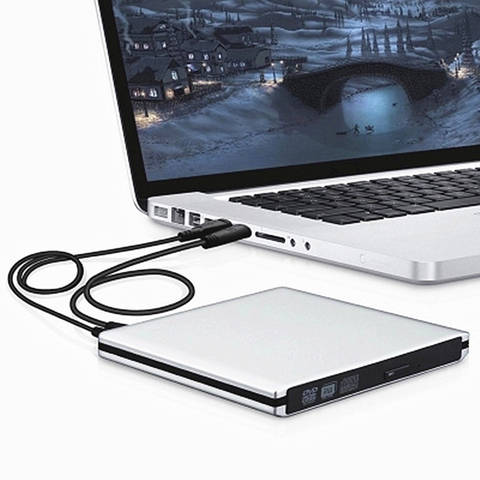 Genuine 6X Blue ray Burner External USB 3.0 Player DVD CD BD Recorder PC Drive