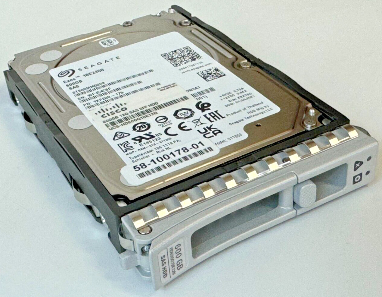 *NEW Cisco SEAGATE Exos 10E2400 600GB SAS 12Gb/s 10K 2.5″ HD600G10K12N 58-100178