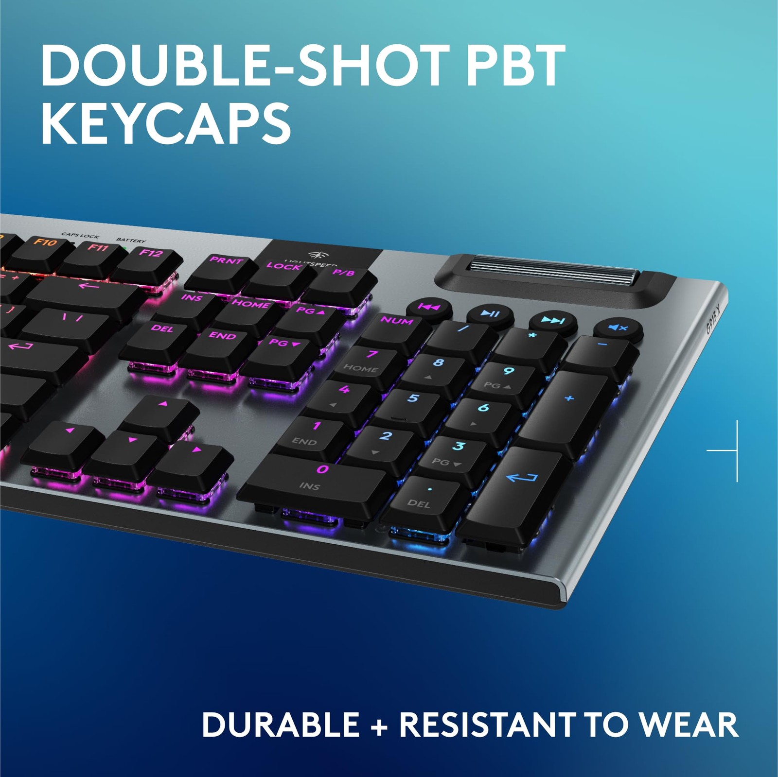 Logitech G915 X LIGHTSPEED Wireless GL Brown Tactile Switch Gaming Keyboard