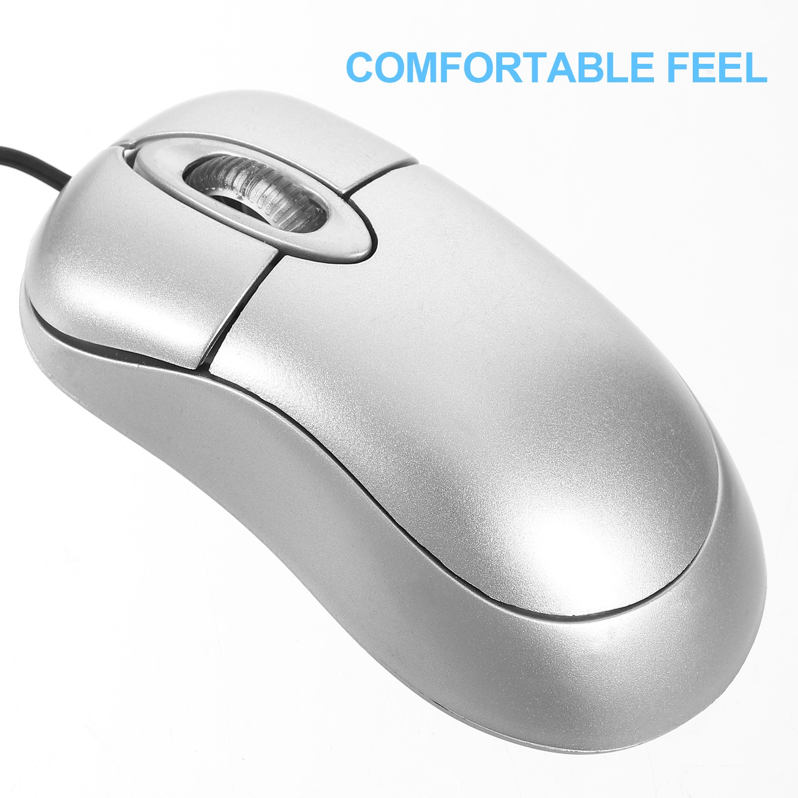 Mini Compact Travel Optical Mouse Retractable Cord Plug and Play for Windows New