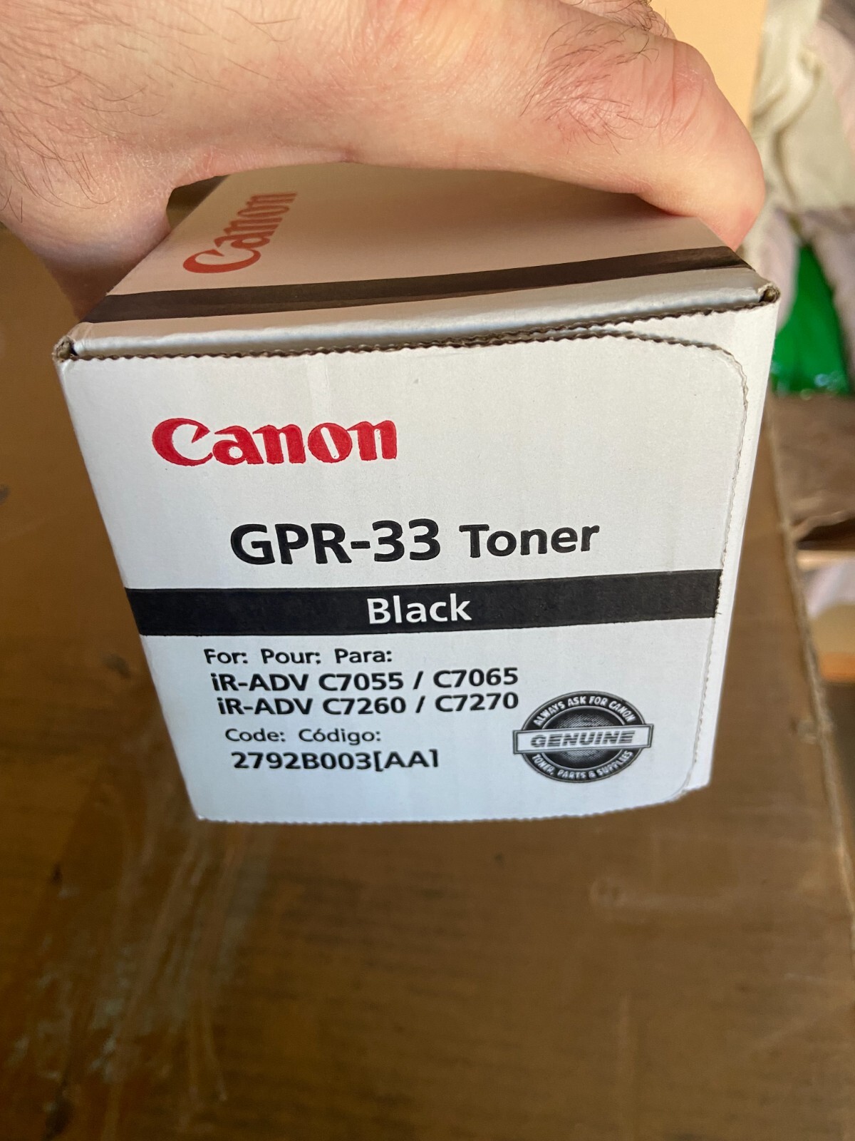 CANON GPR-33 GENUINE TONER CARTRIDGES NEW SELLING ALL COLORS