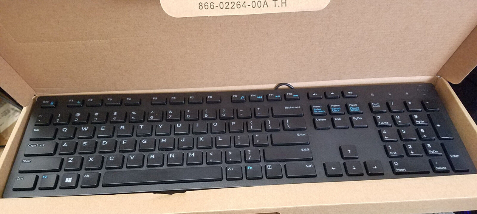 New – Dell KB216 Wired Keyboard Black 0RKR0N – USB Wired Keyboard
