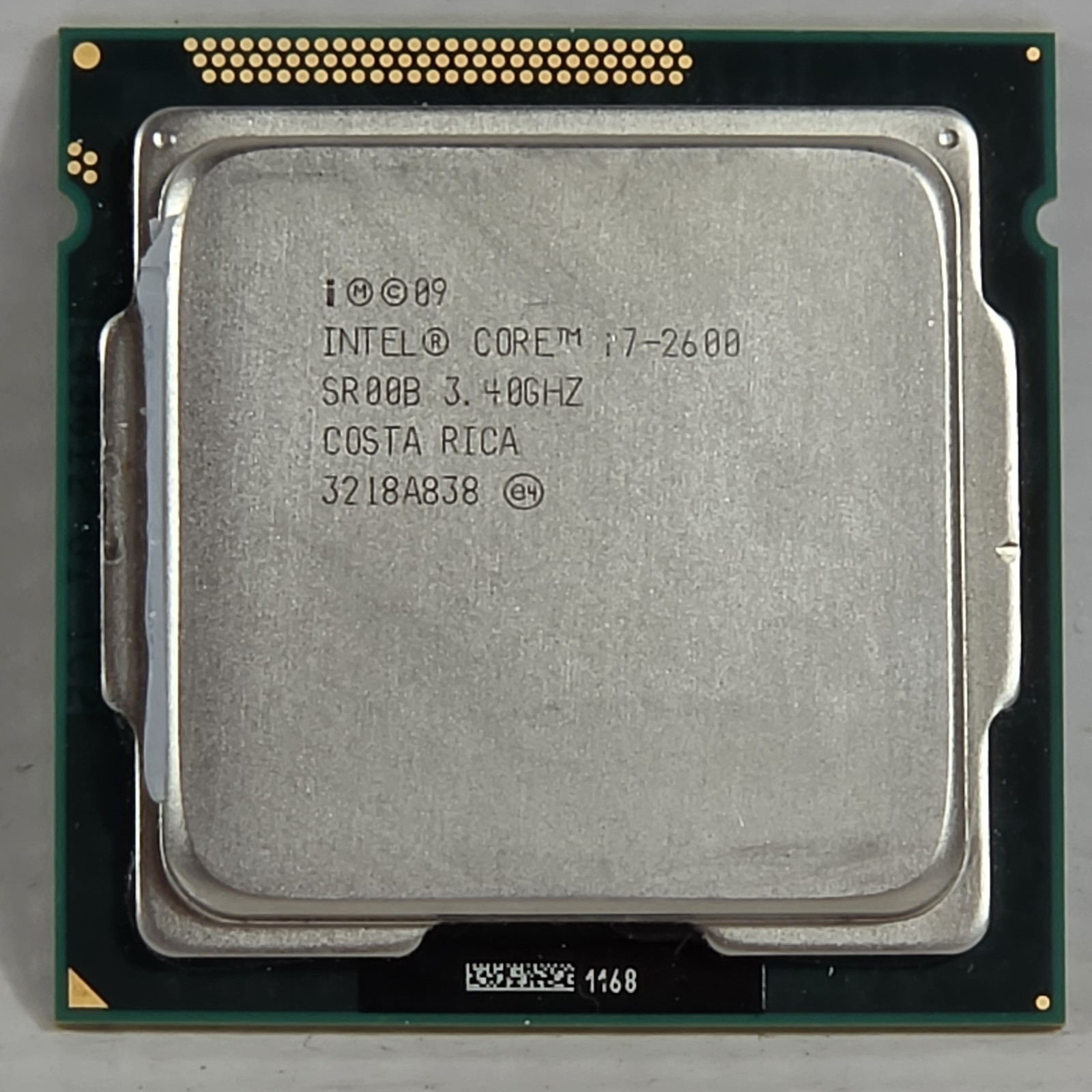 Intel Core I7-2600 SR00B CPU 3.40-3.80GHZ 4-Core LGA 1155 Desktop Processor Used