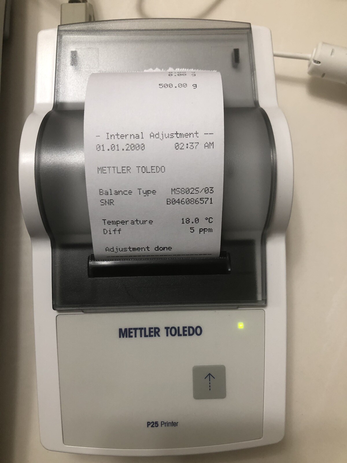 Mettler Toledo RS-P42 Balance Printer RS232 New Cosmetic Easy Connection