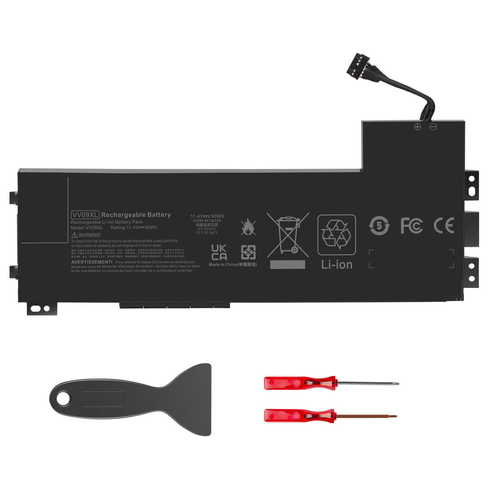 VV09XL Battery For HP ZBOOK 15 G3 G4 Series 808452-001 808452-002 Laptop 90Wh