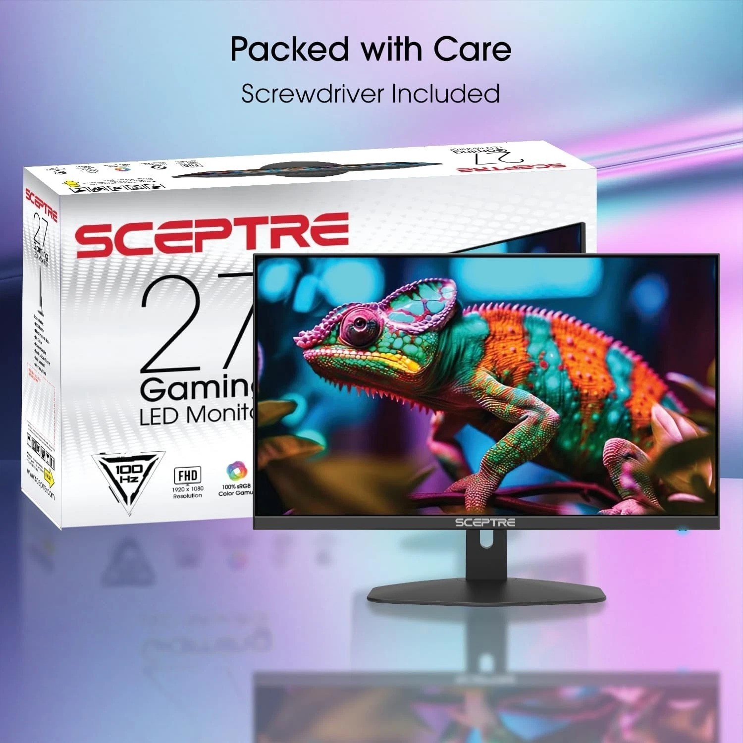 27-inch Gaming Monitor 100Hz 1ms DisplayPort HDMI x2 100% sRGB AMD Free Sync …
