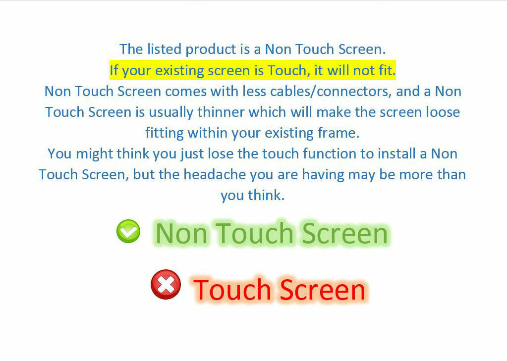 Dell Latitude 15 3550 3570 HD 1366×768 LCD Screen Matte LED Display 15.6″ NEW