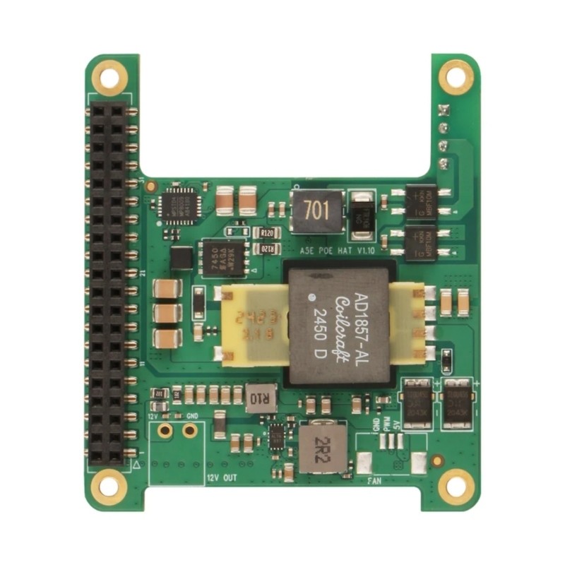 Modular Design Power over Ethernet Plus Adapter 20W for Single Board Computer