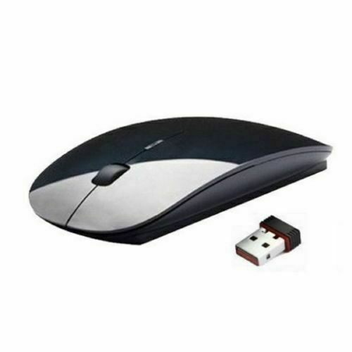 Slim 2.4GHz Optical Wireless Optical Mouse USB Receiver For Laptop PC DELL ACER